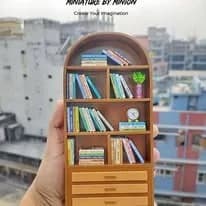 Arched bookcase